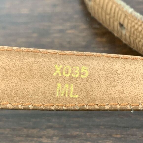 Vintage TJW by Mervyns Women's X035 Snakeskin Belt ML - Picture 3 of 7